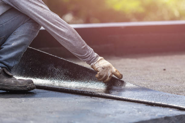Professional Basement Waterproofing technician working in Riverside, OH